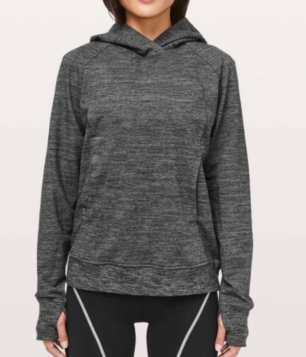 Lululemon Scuba Pullover Hoodie in Heathered Core Dark Grey - Picture 1 of 5